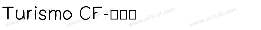 Turismo CF字体转换